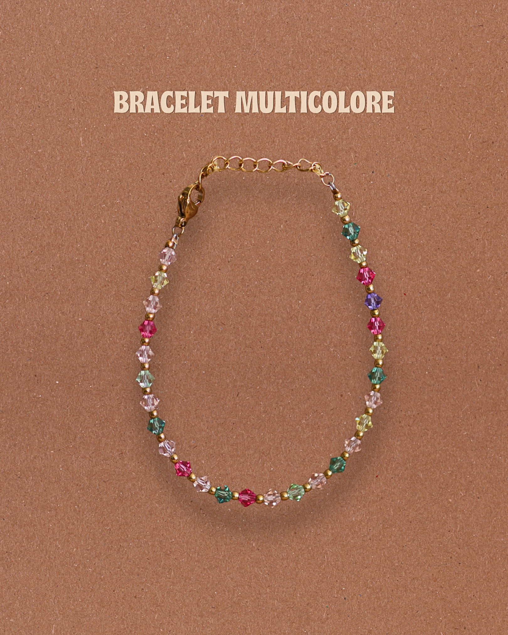 BRACELET CRISTAUX - Multicolore