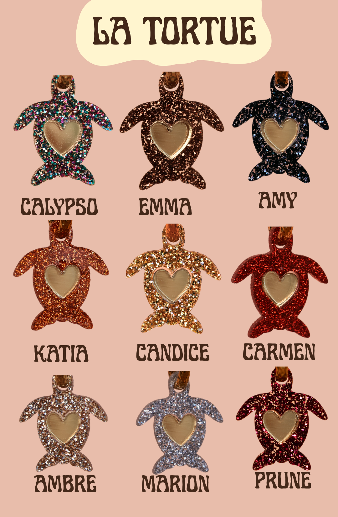 CHARMS COLLIER - LA TORTUE