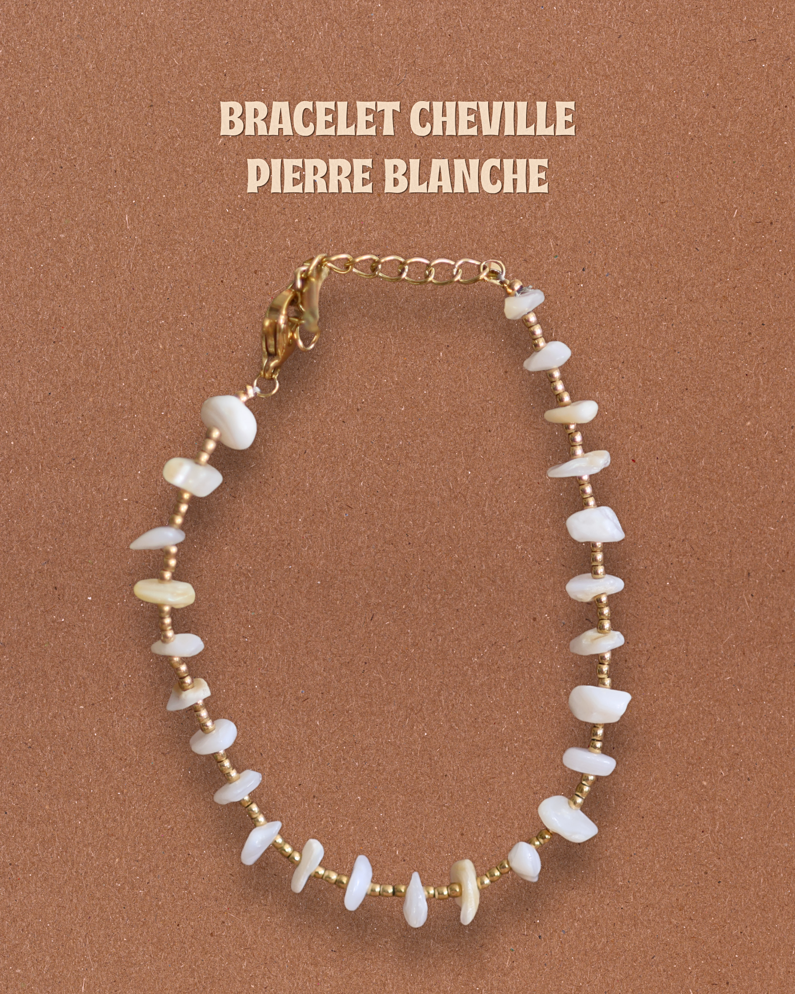 BRACELET de CHEVILLE - Blanc