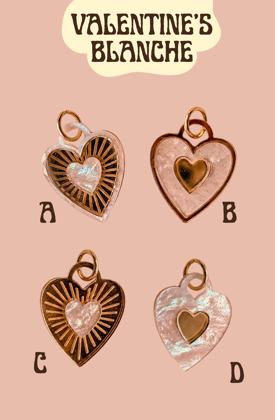 CHARMS COLLIER - VALENTINE'S