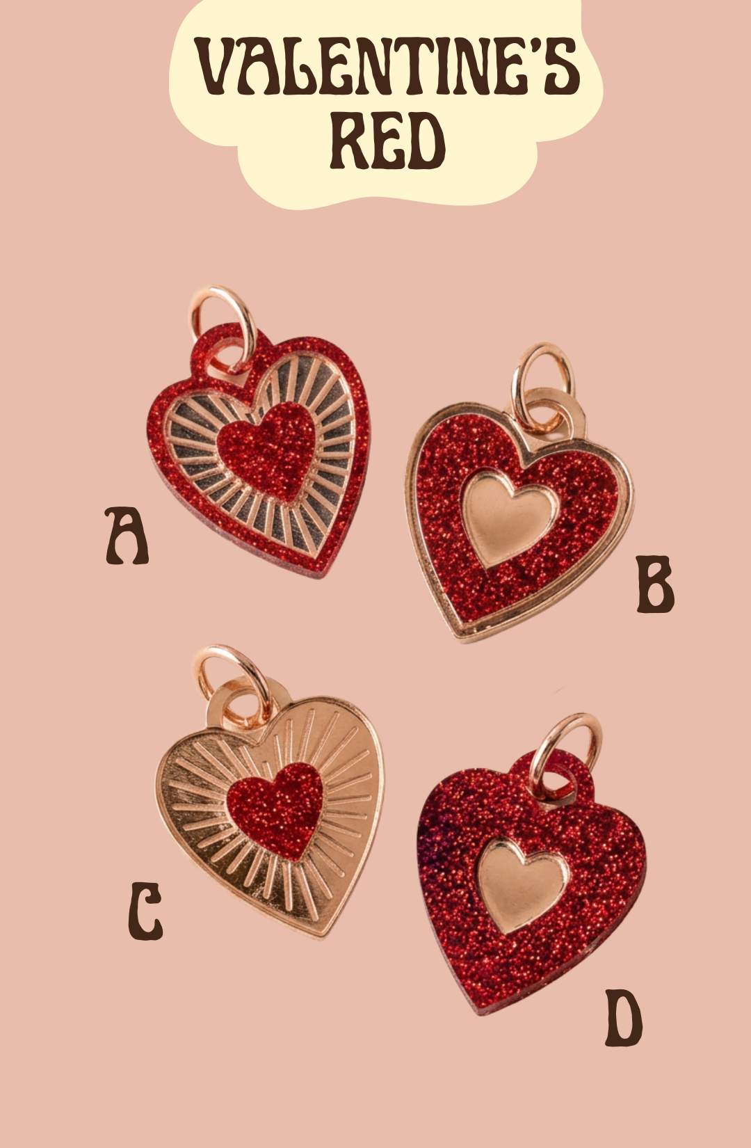 CHARMS COLLIER - VALENTINE'S