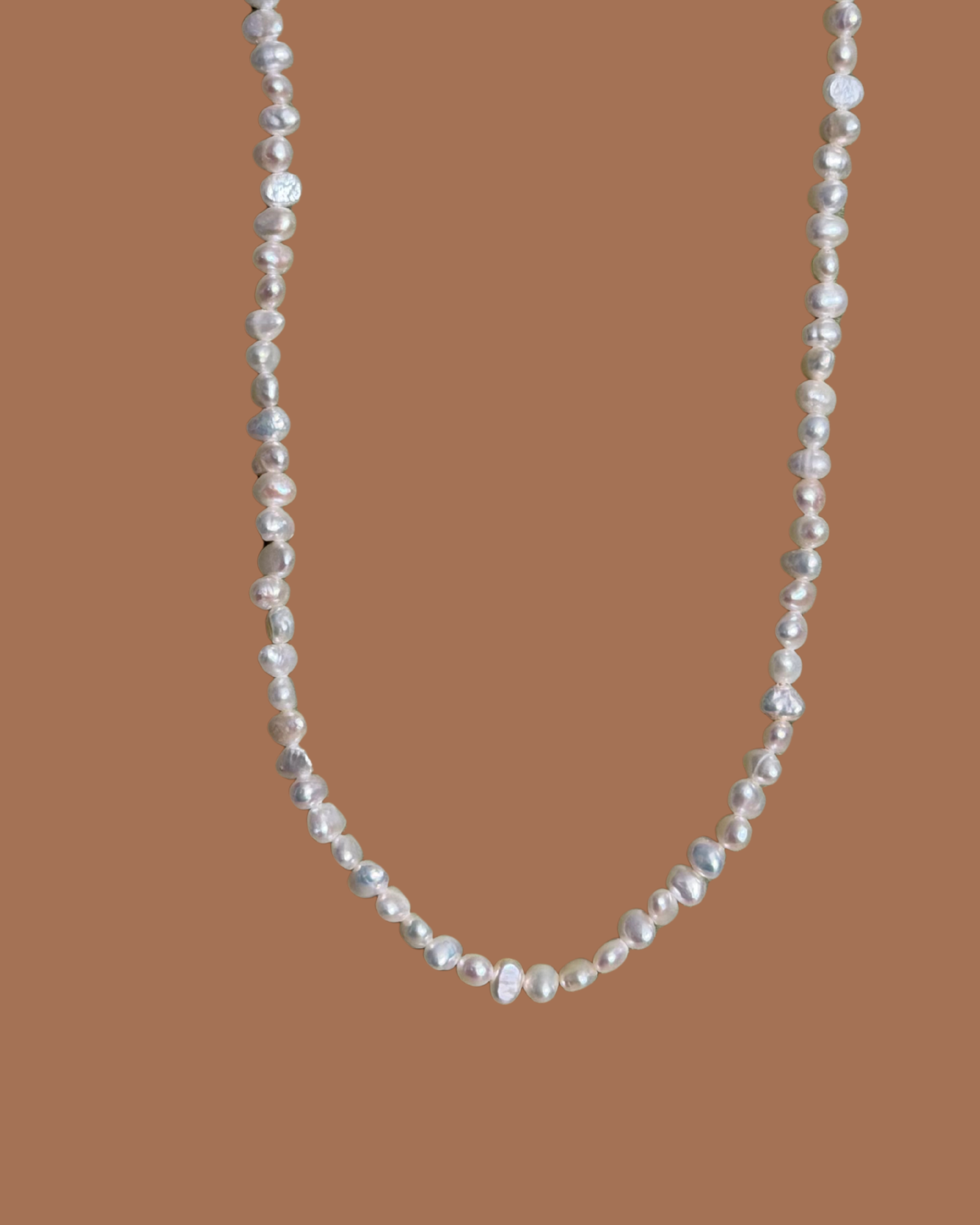 Collier perles rondes