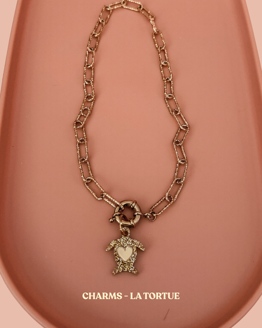 CHARMS COLLIER - LA TORTUE