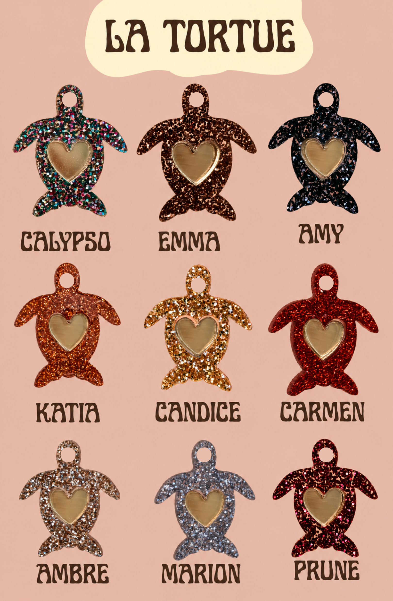 CHARMS COLLIER - LA TORTUE