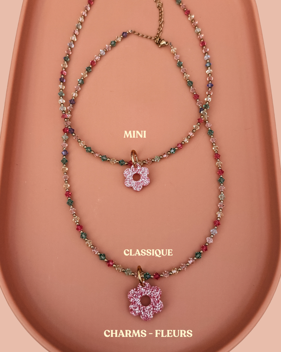 CHARMS COLLIER - FLEURS