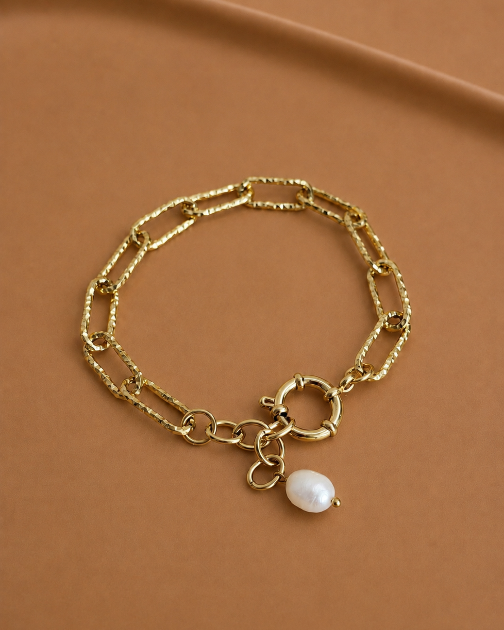 Bracelet maillons & perles