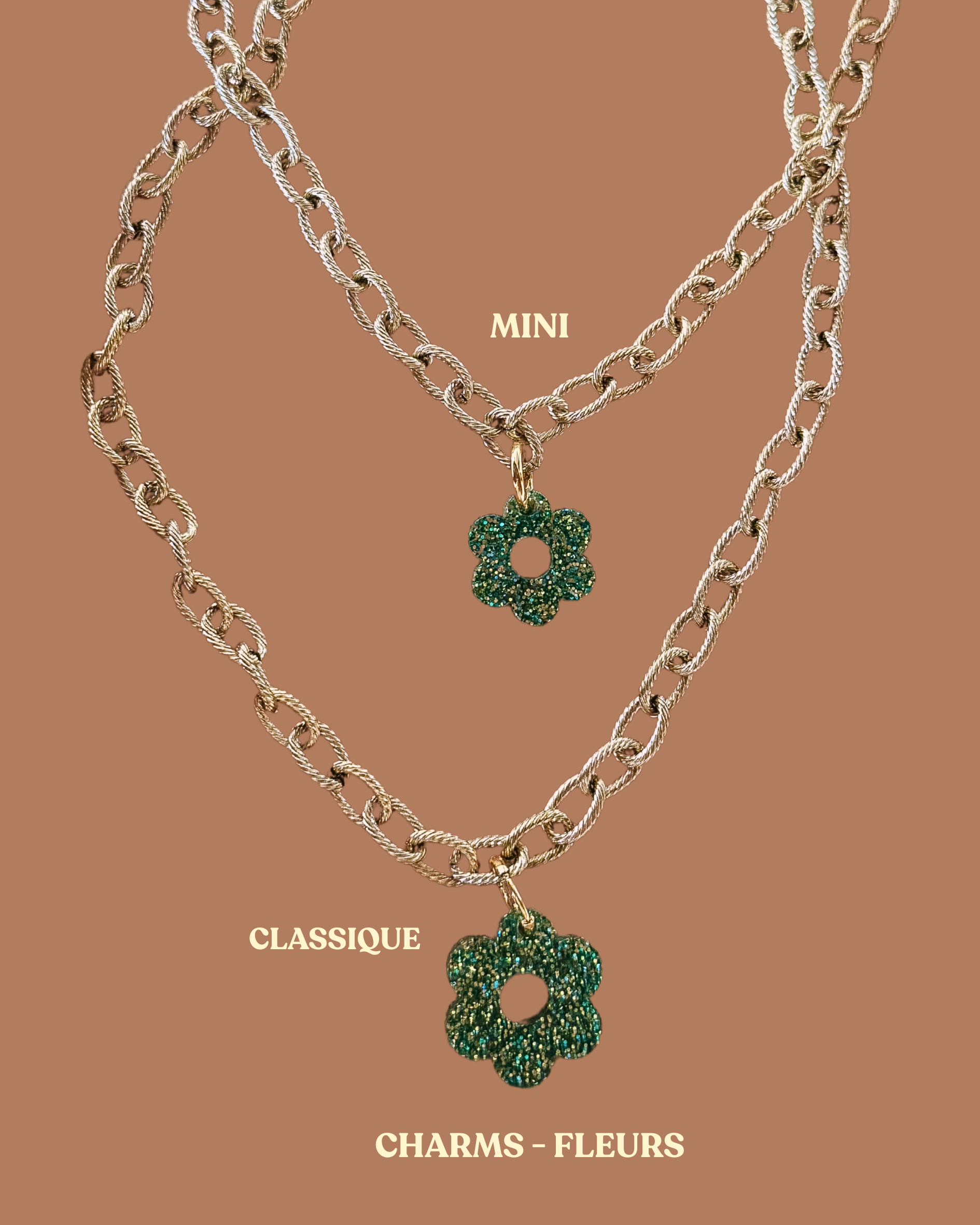 COLLIER PETIT MAILLON MARTELÉ