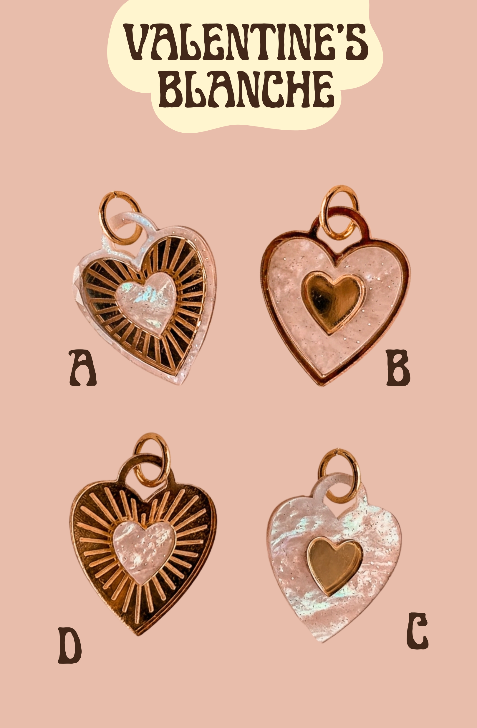 CHARMS COLLIER - VALENTINE'S