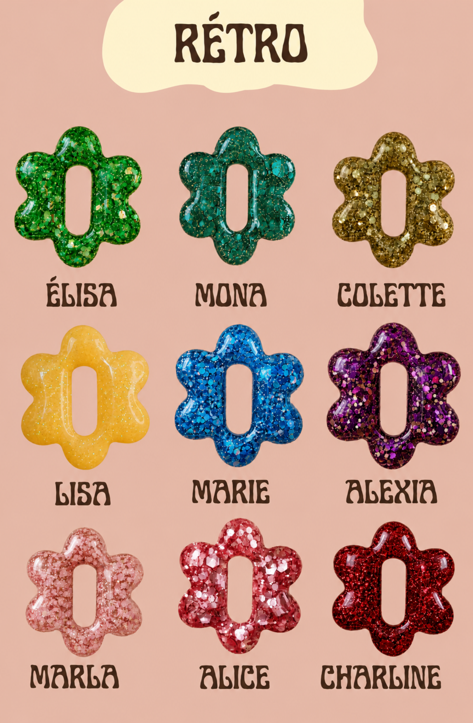 CHARMS COLLIER - RÉTRO