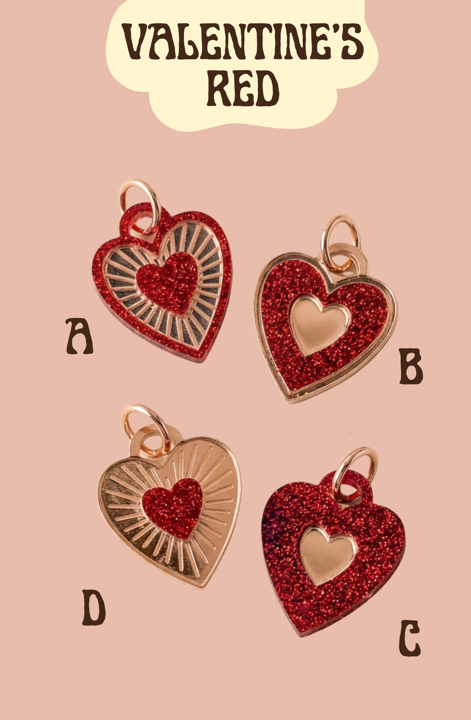 CHARMS COLLIER - VALENTINE'S