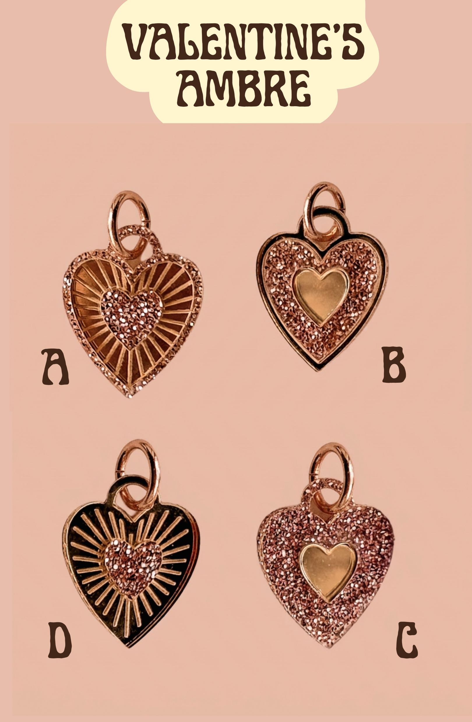 CHARMS COLLIER - VALENTINE'S