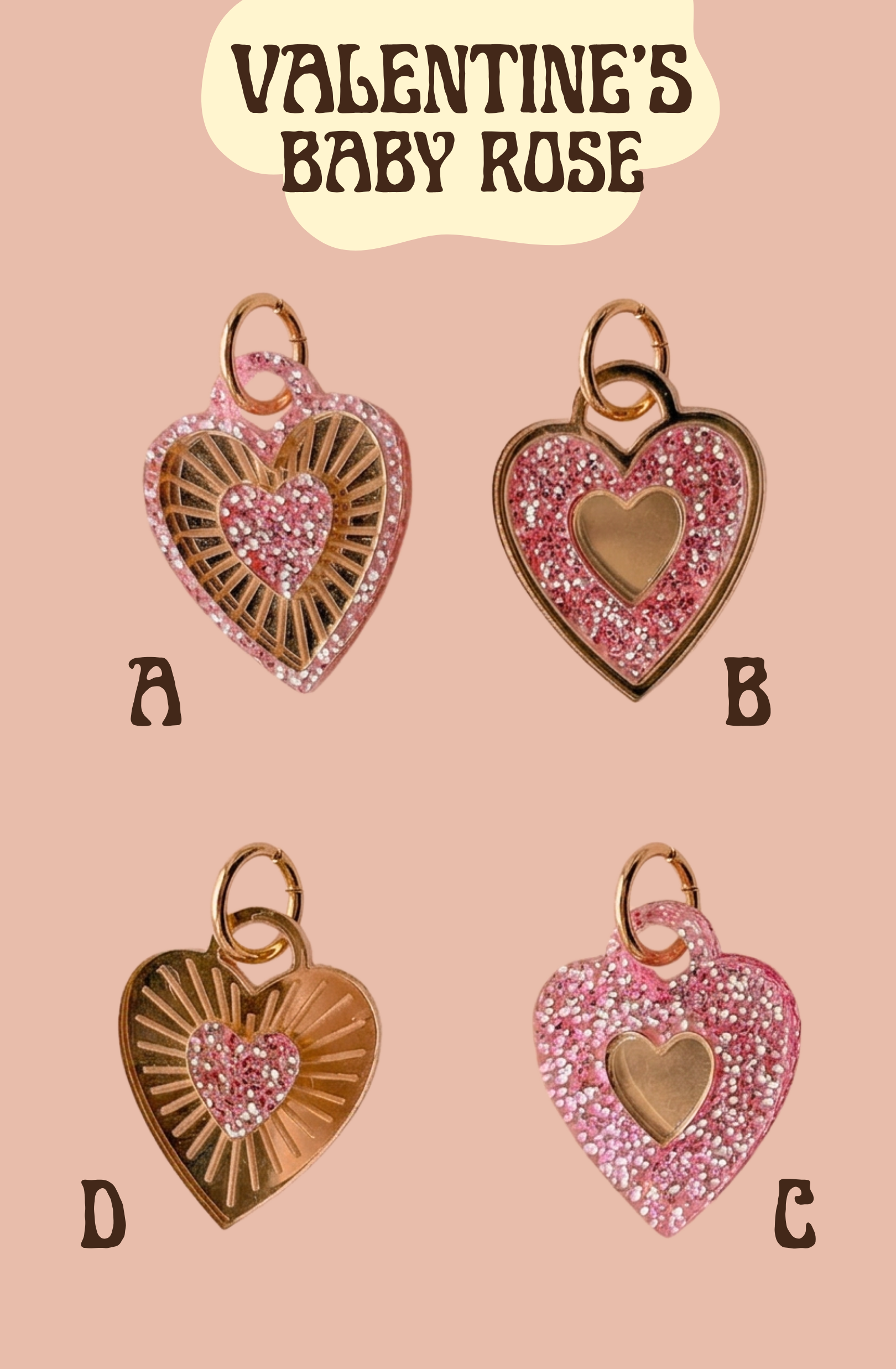 CHARMS COLLIER - VALENTINE'S