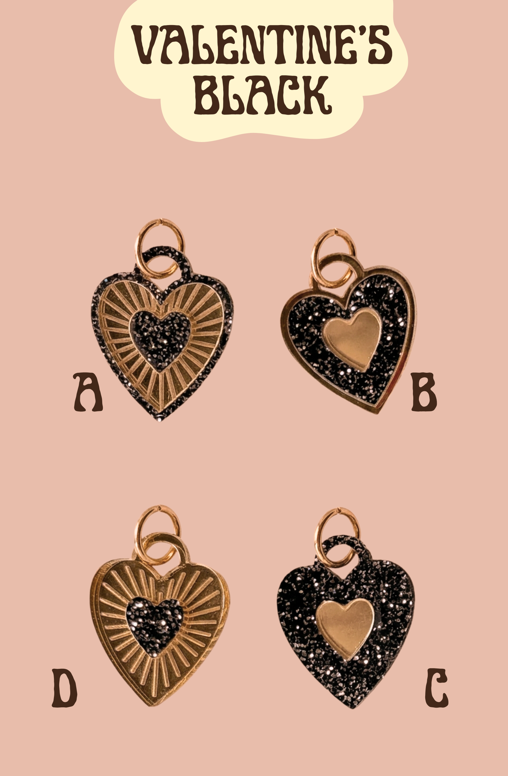 CHARMS COLLIER - VALENTINE'S