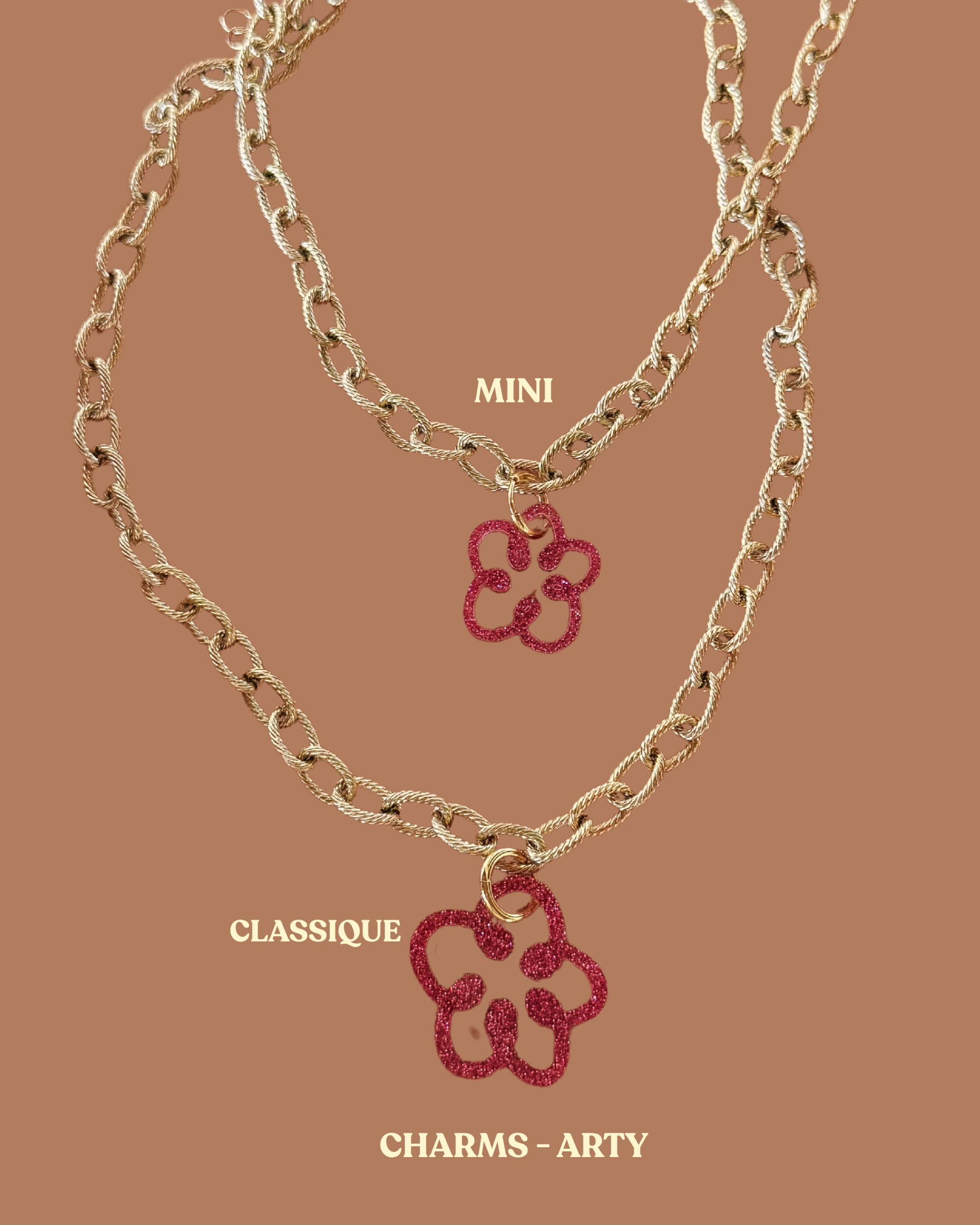 COLLIER PETIT MAILLON MARTELÉ