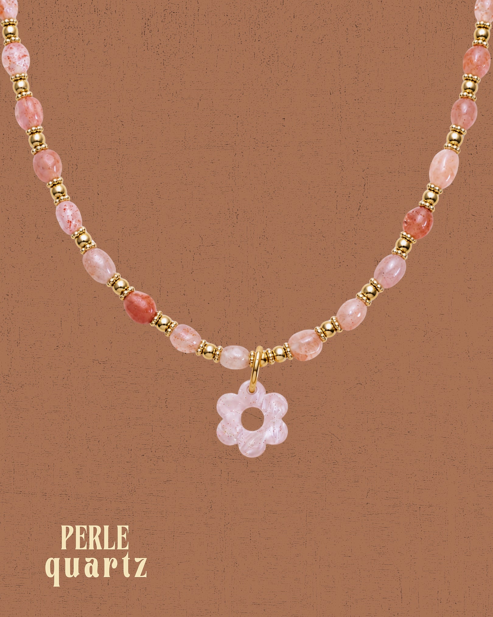Collier perles - Quartz