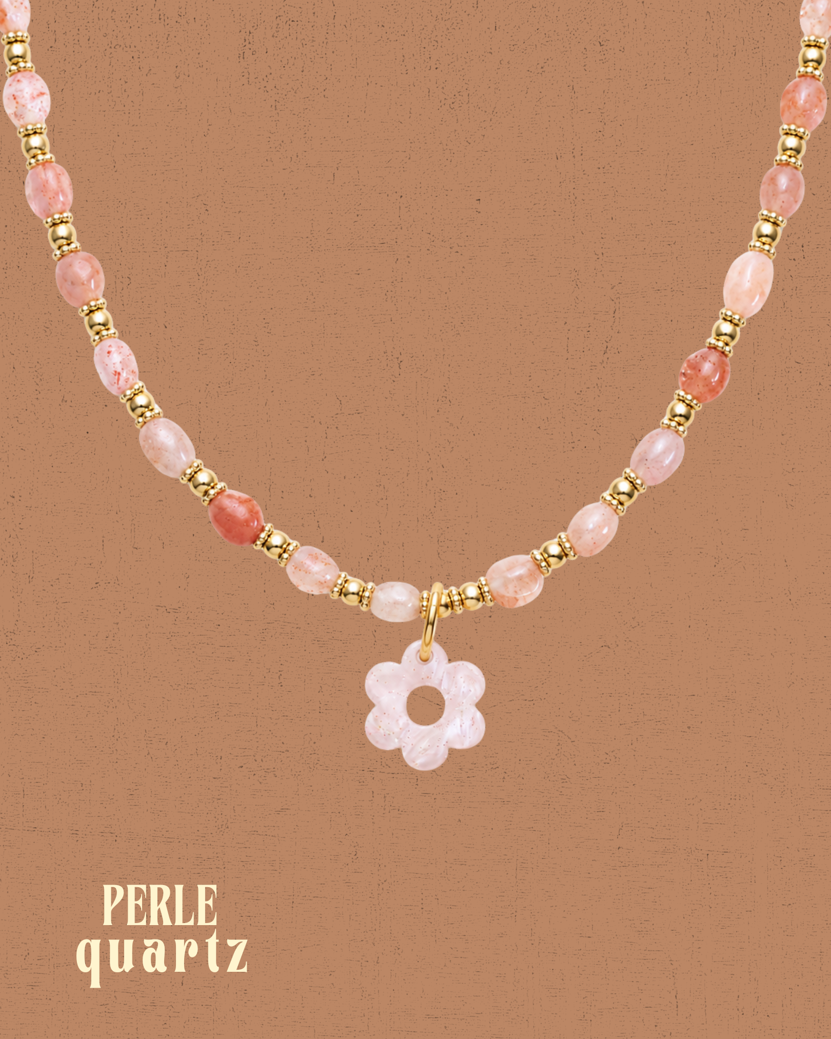 Collier perles - Quartz