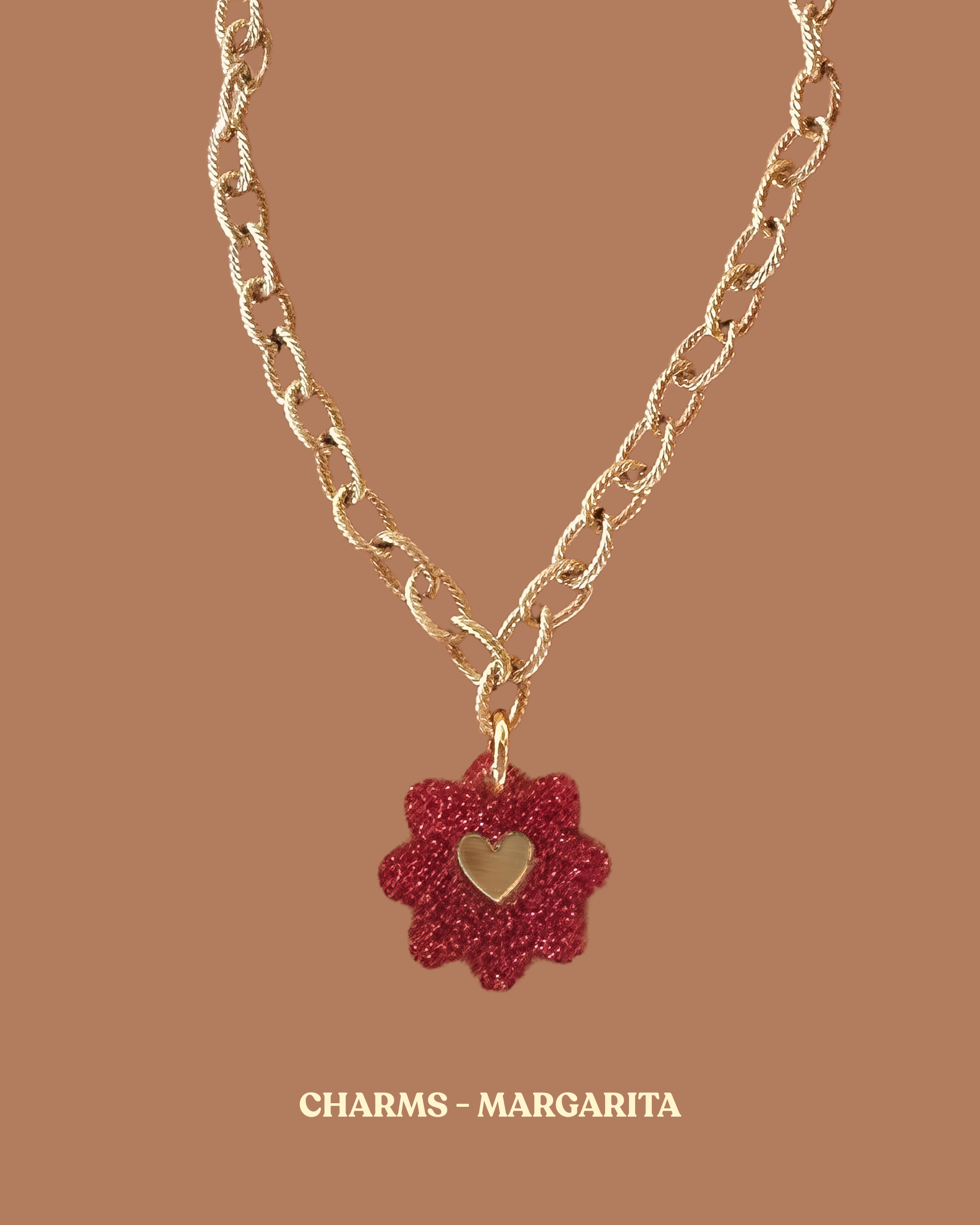 COLLIER PETIT MAILLON MARTELÉ