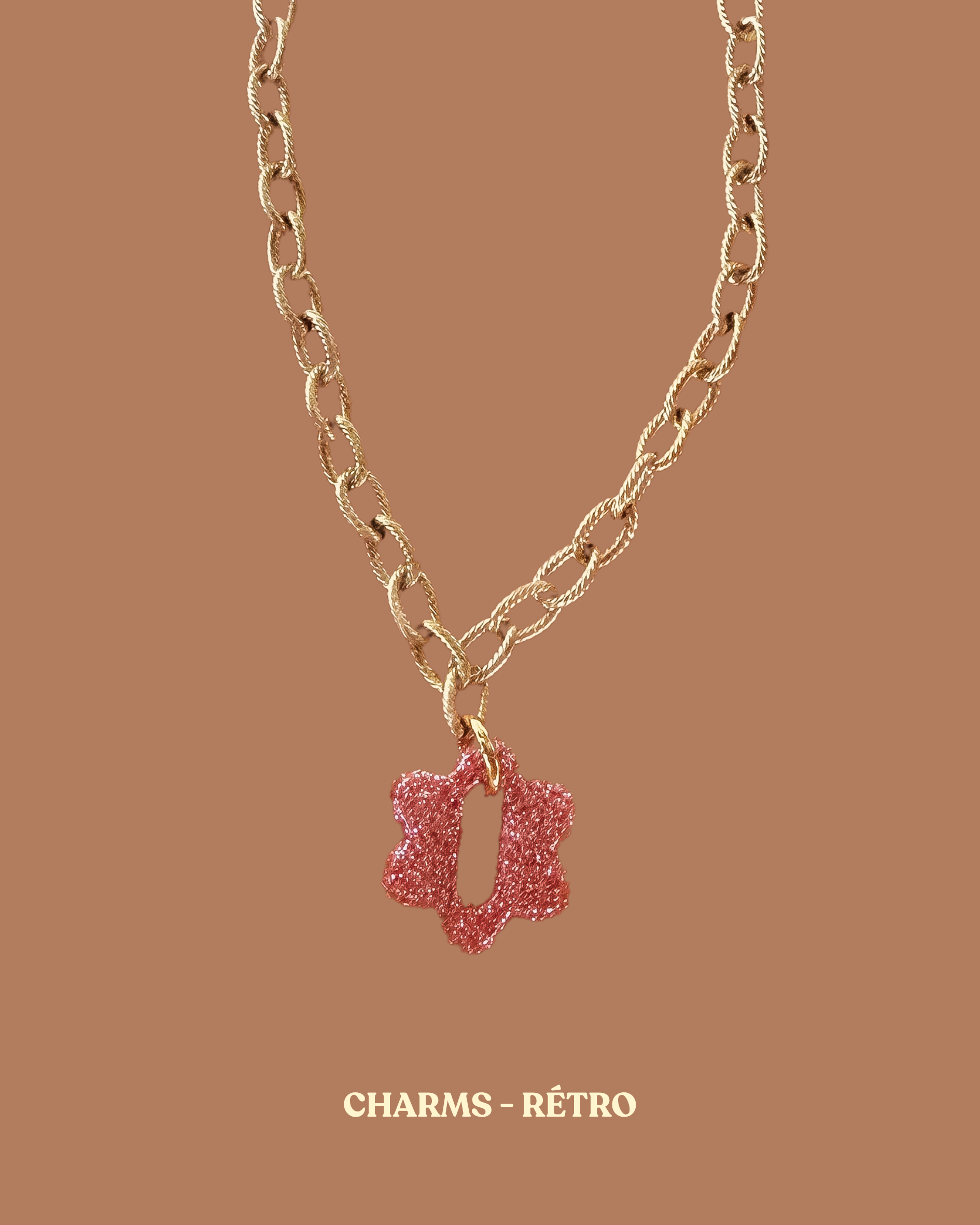 COLLIER PETIT MAILLON MARTELÉ