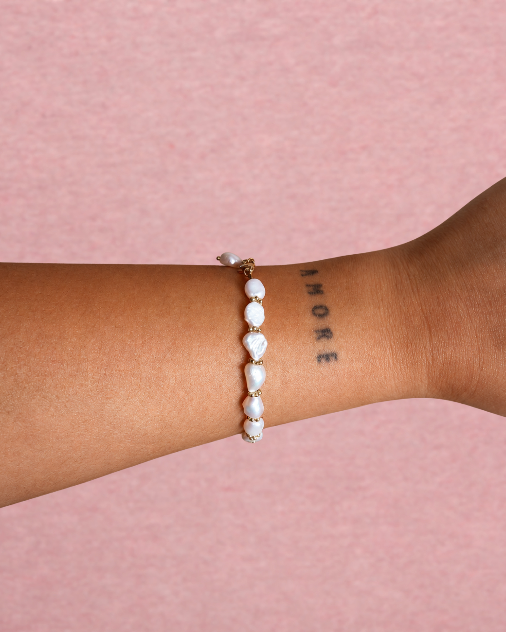 Bracelet perles naturelles