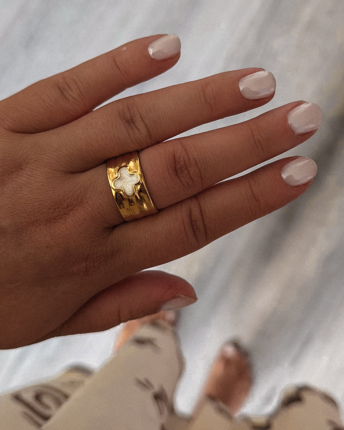 Bague trèfle