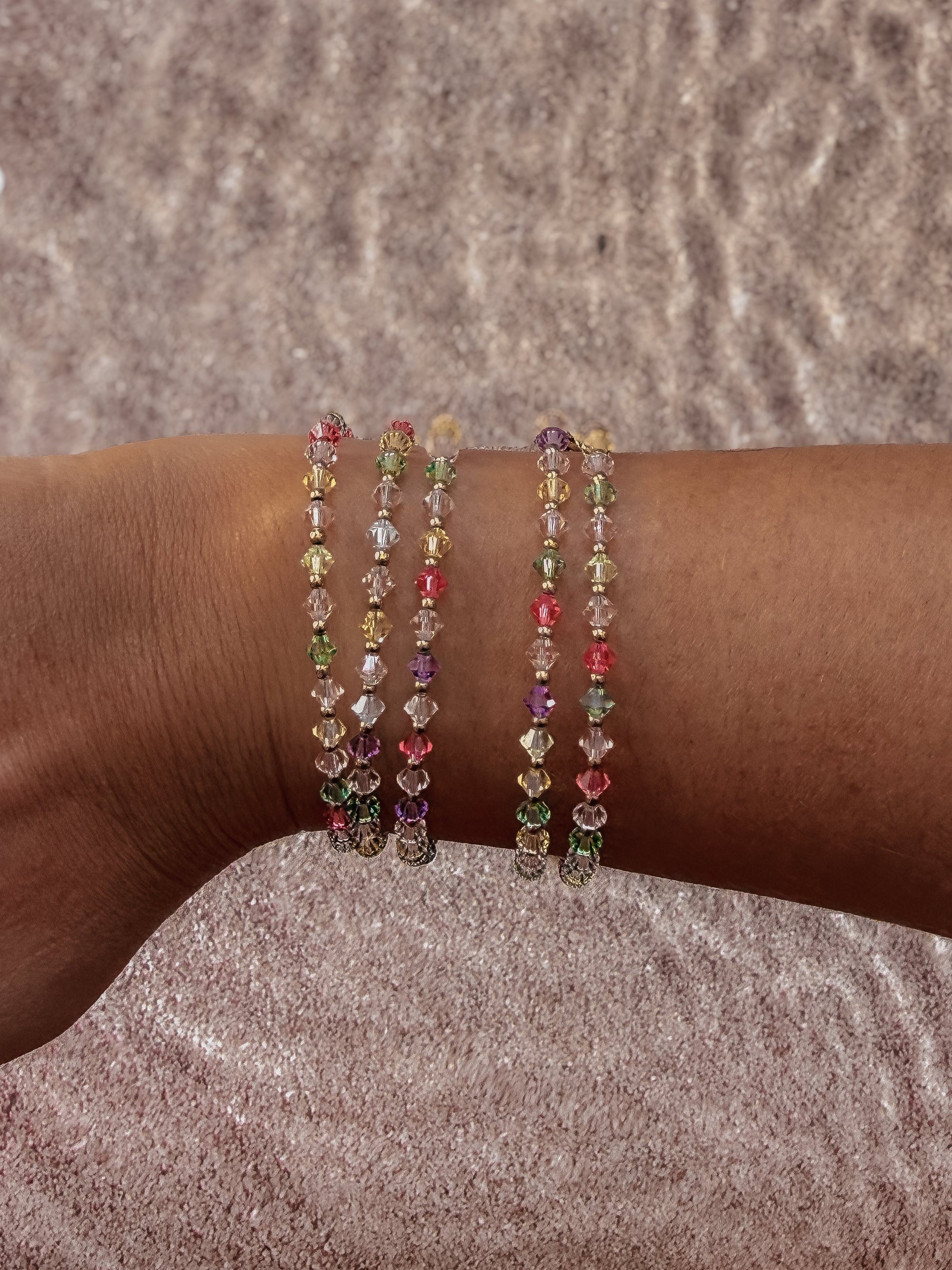 BRACELET CRISTAUX - Multicolore