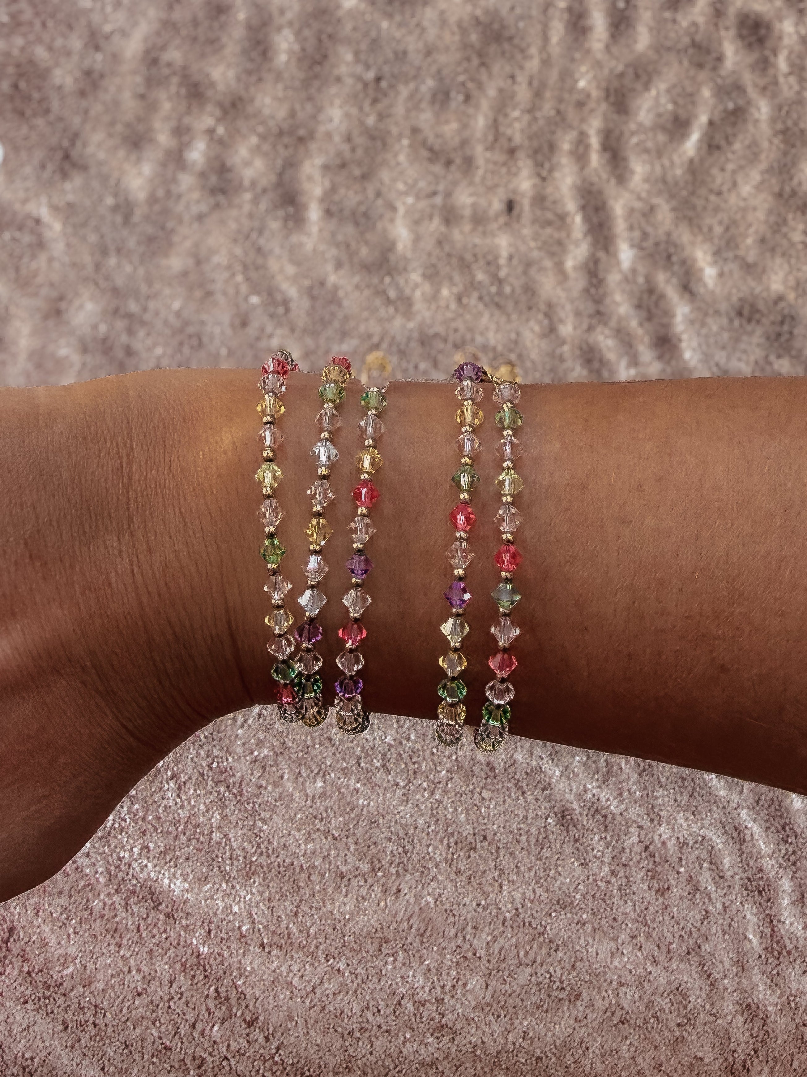 BRACELET CRISTAUX - Multicolore