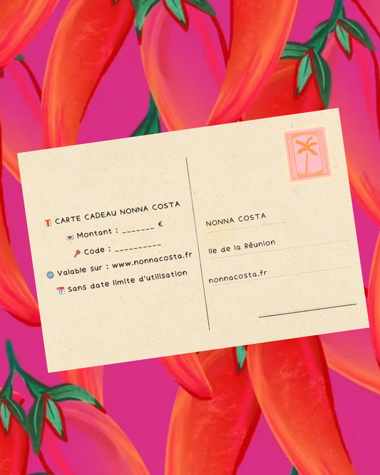 Carte Cadeau NONNA COSTA